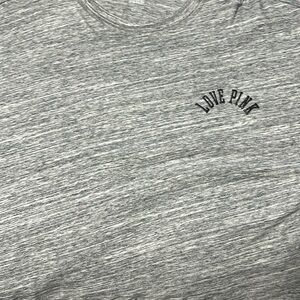 Heathered grey cropped tshirt from Pink